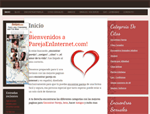 Tablet Screenshot of parejaeninternet.com